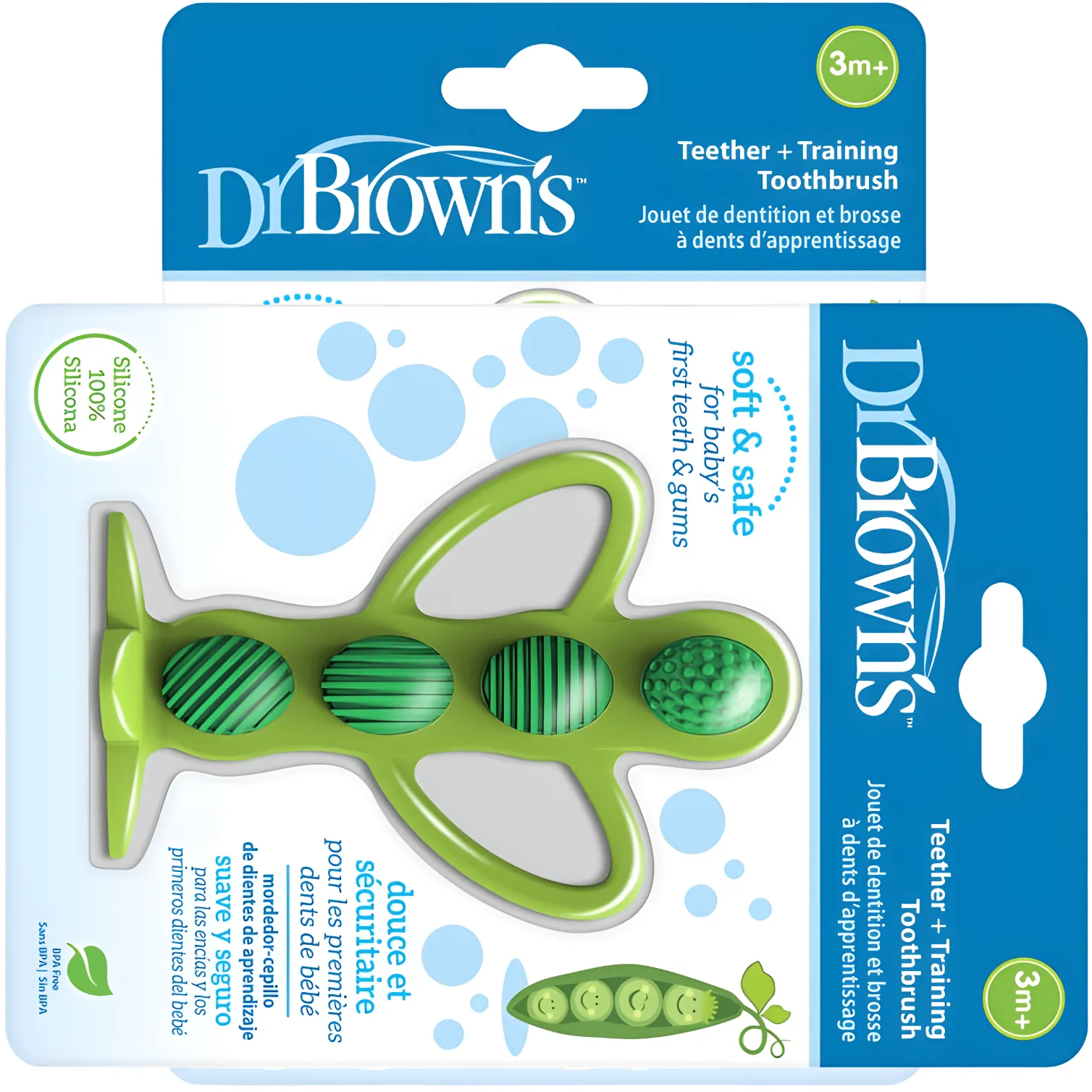 Free Dr. Brown's Peapod Teether + Training Toothbrush
