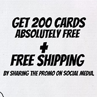 Order 200 Business Cards For Free