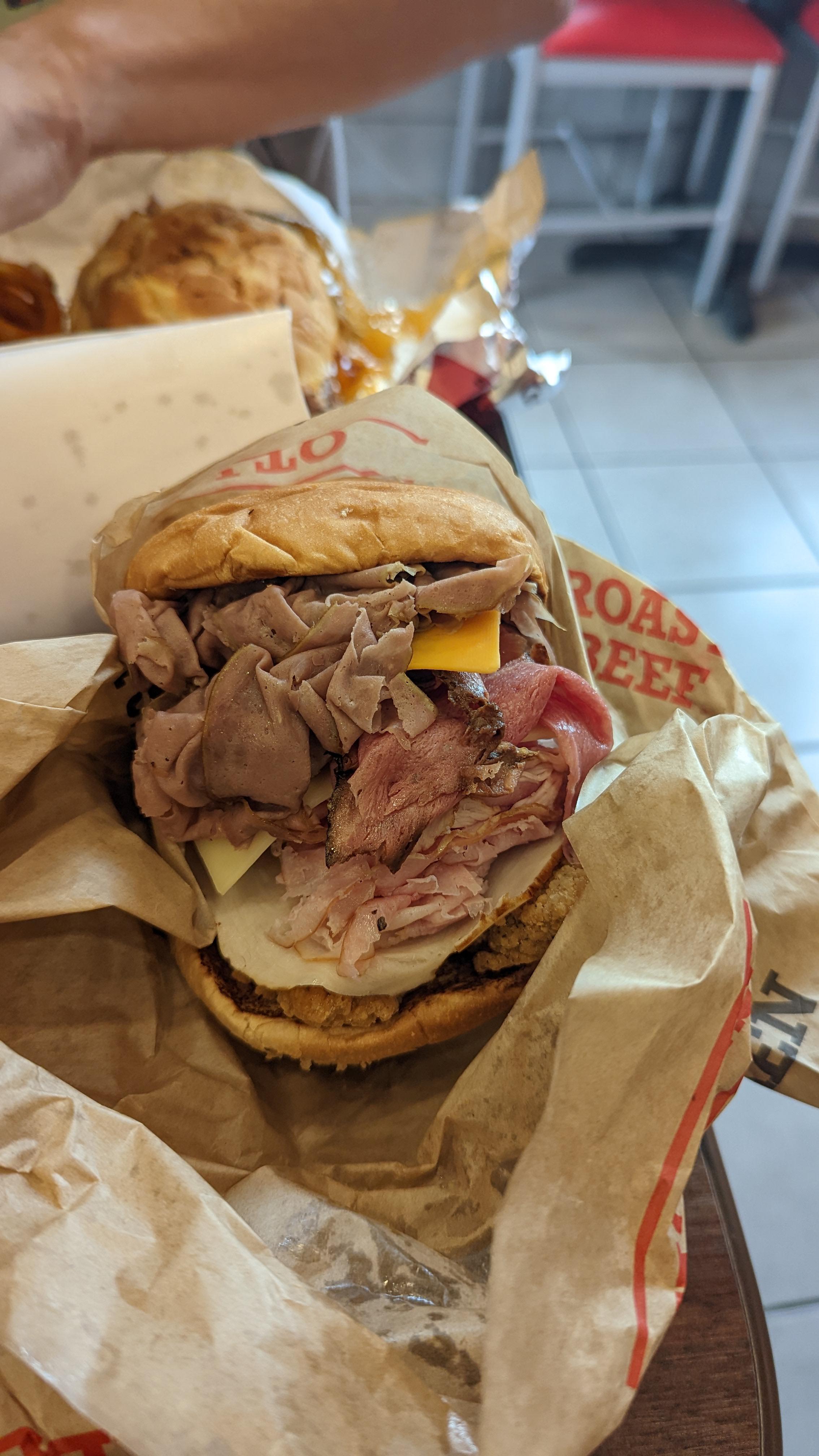 Free Arbys Cheesesteak Sandwich