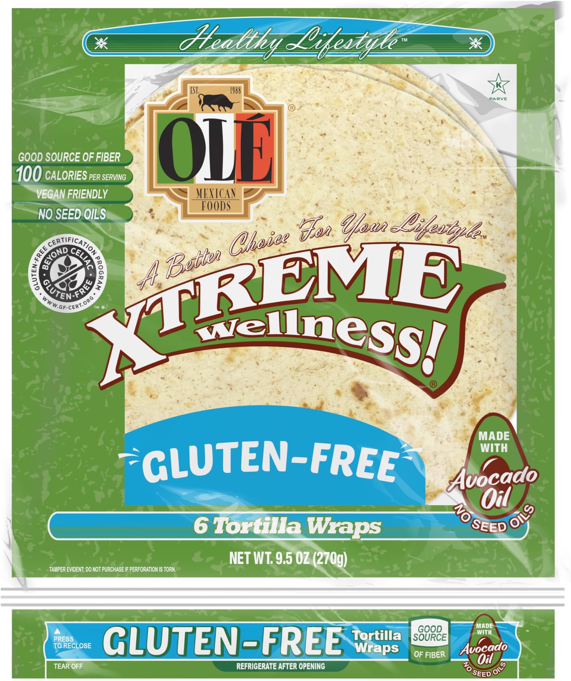 Free BFree Gluten Free Soft Original Wraps