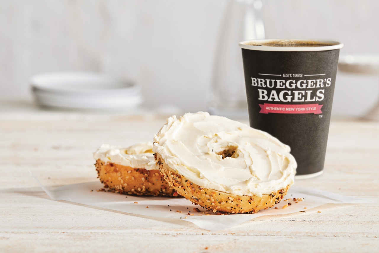 Free Brueggers Birthday Bagel and Cream Cheese
