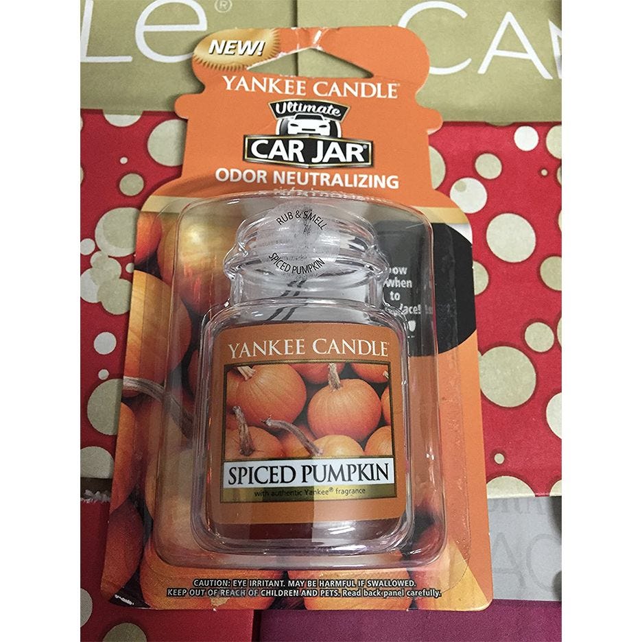 Free Buff City Soap Pumpkin Spice Car Air Freshener from Scooters Coffee