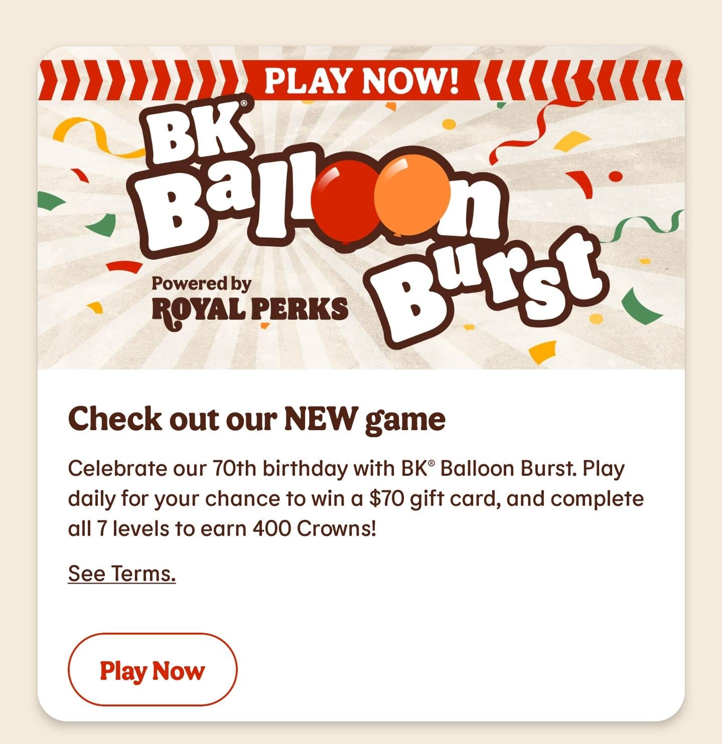 Free Burger King Crown Points and Food Rewards