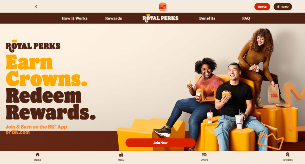 Free Burger King Royal Perks Points