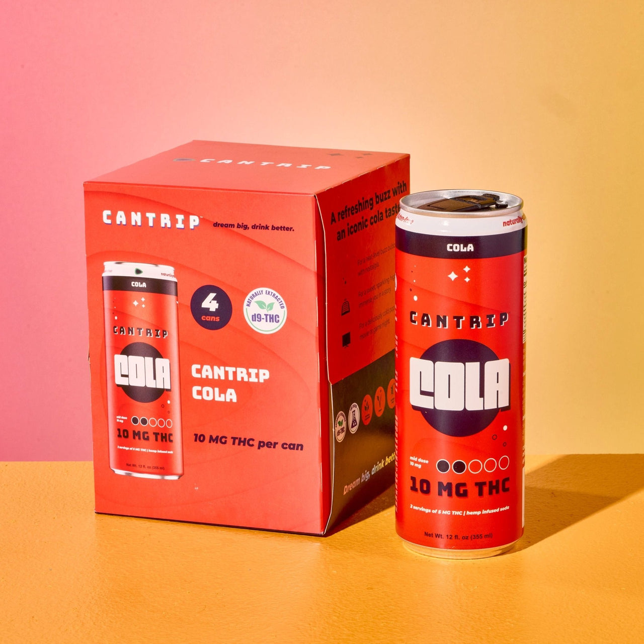 Free Cantrips 10 MG THC Diet Cola 4-Pack