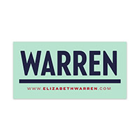 Claim A Free Elizabeth Warren Sticker