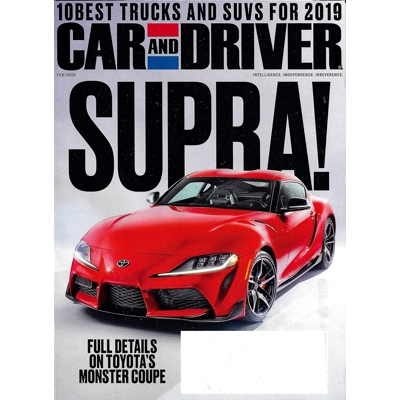 Claim Your Complimentary 2-Year Subscription To Car And Driver Magazine