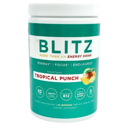 Claim Your Free Sample Of Blitz Energy Tropical Punch