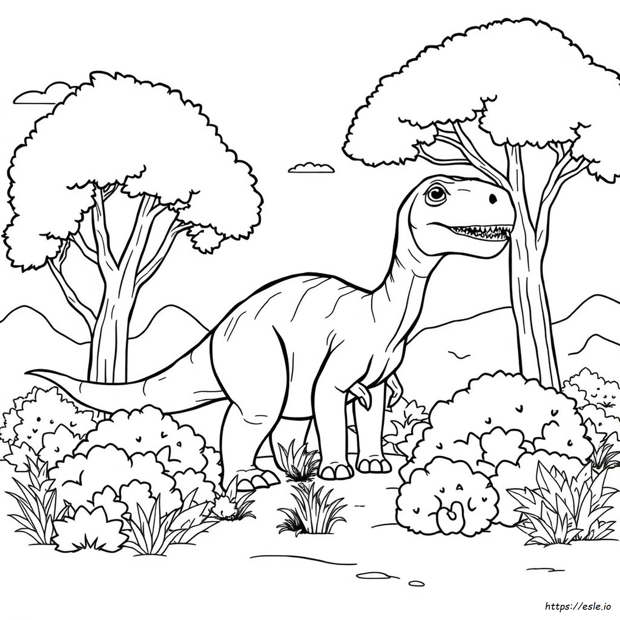 Free Dinosaur Coloring Pages from ColorGen Pro