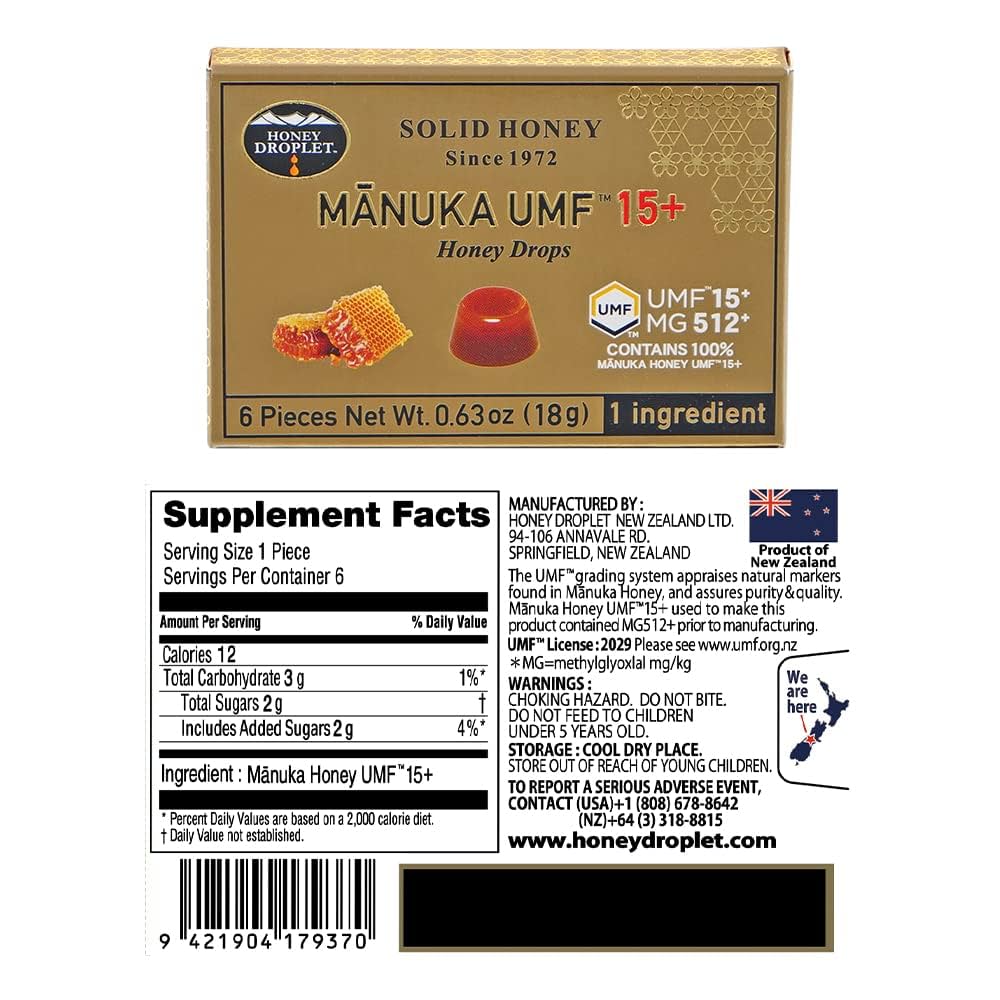 Free Comvitas Manuka Honey Drops