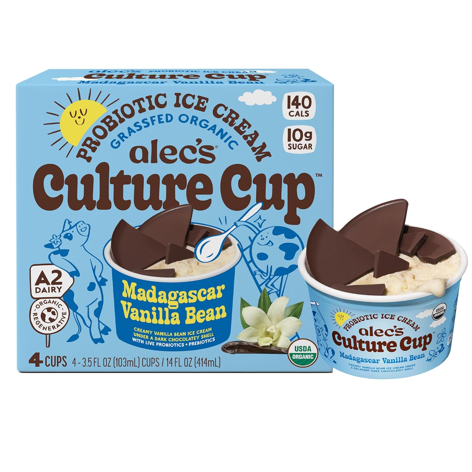 Free Culture Cups Probiotic Ice Cream Cups