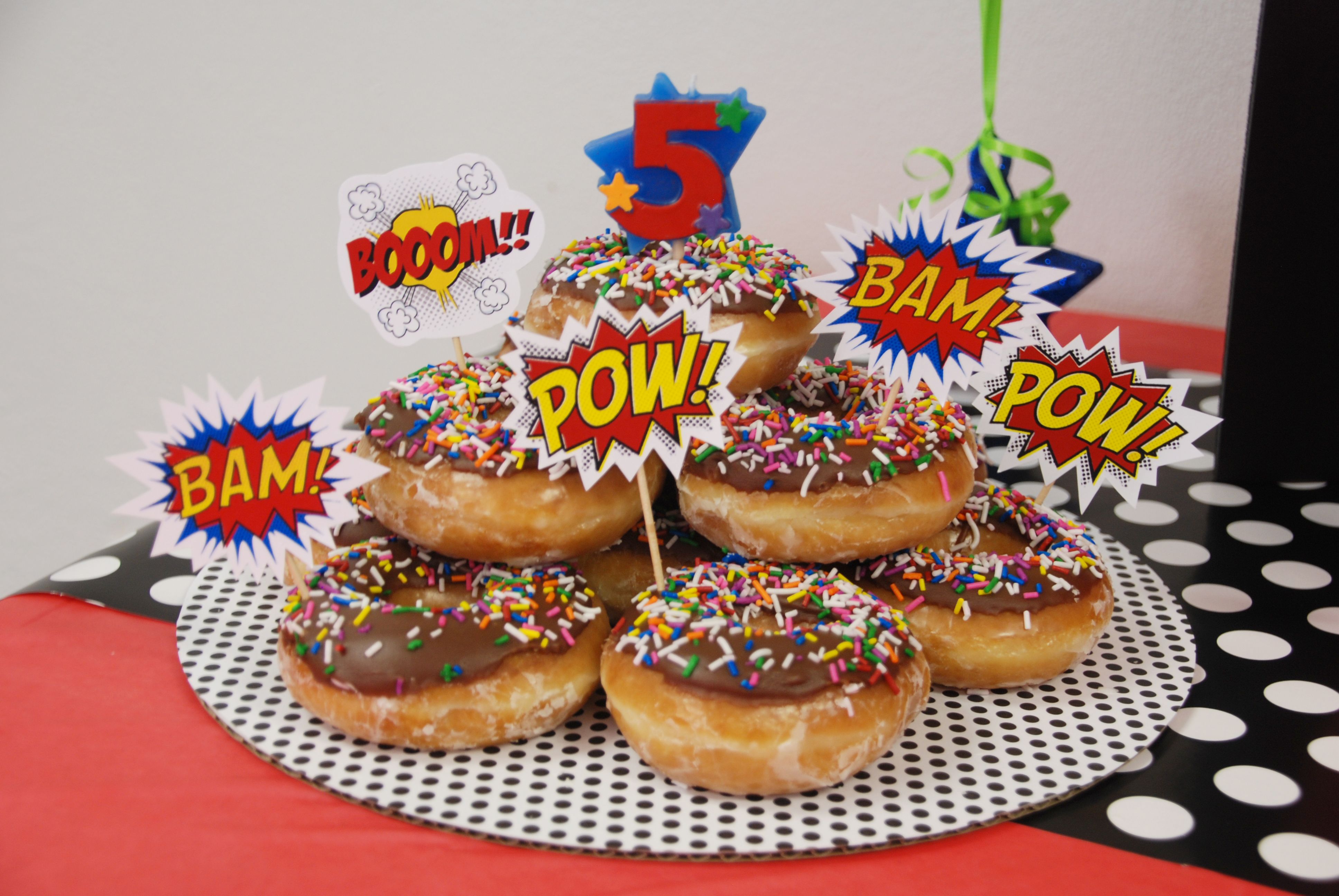 Free DC Super Heroes Doughnut from Krispy Kreme