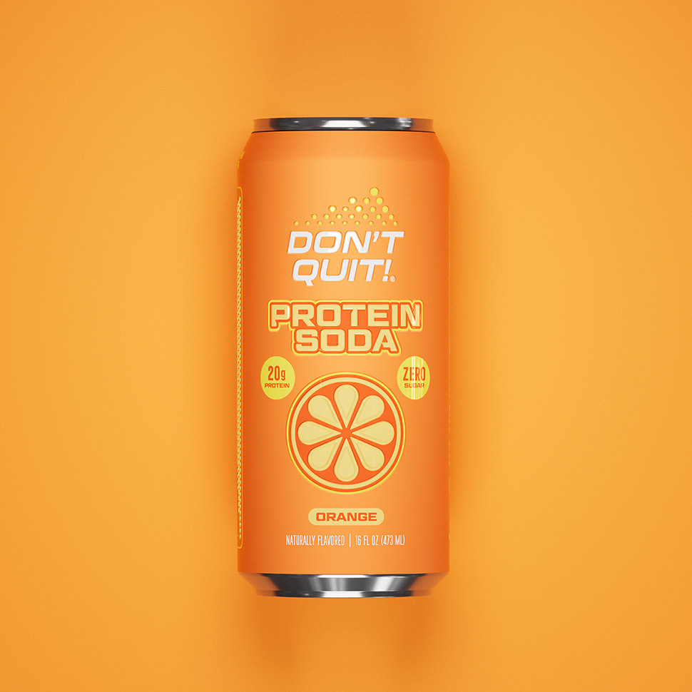 Free DONT QUIT Protein Soda from Aisle