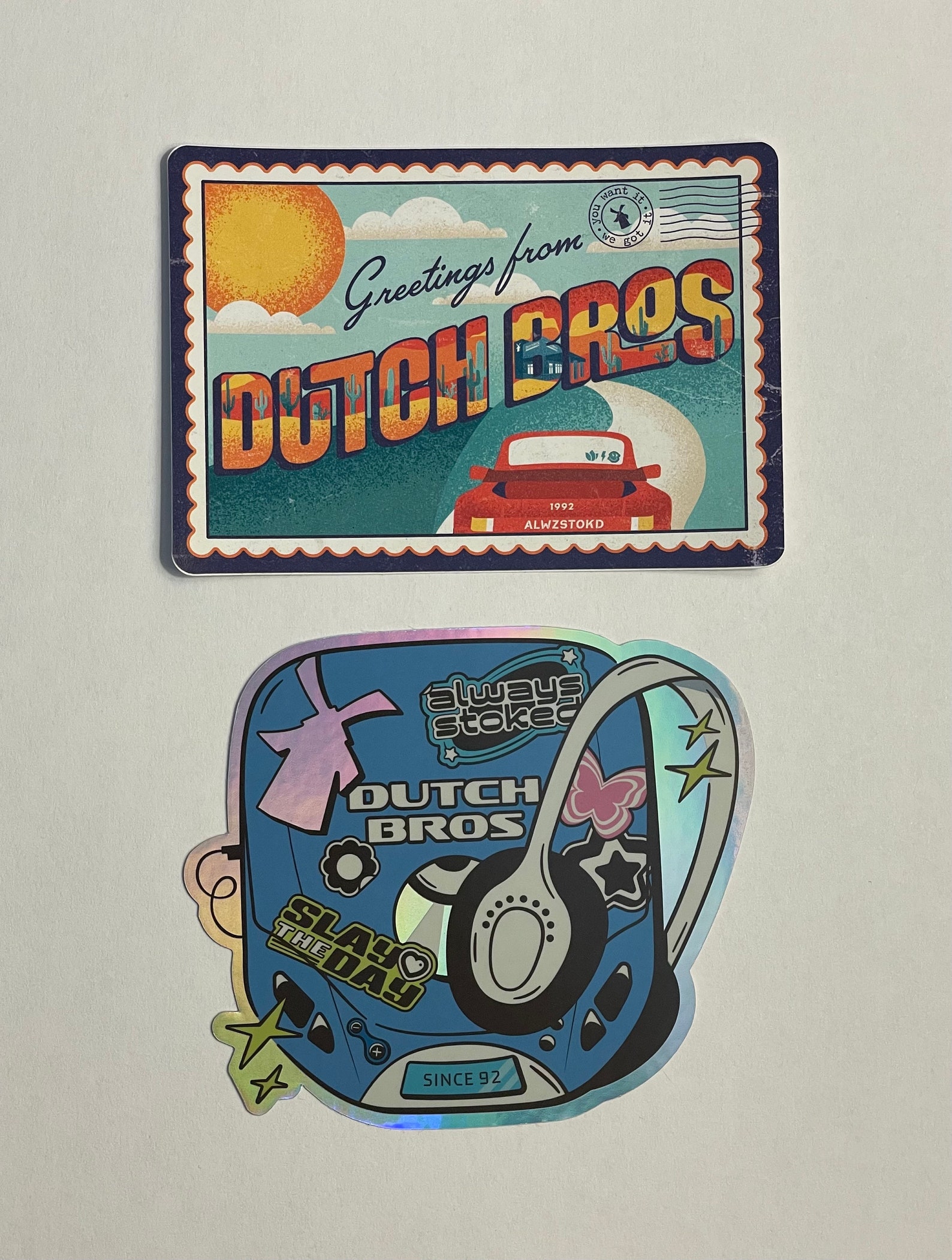 Free Mystery Sticker from Dutch Bros Coffee