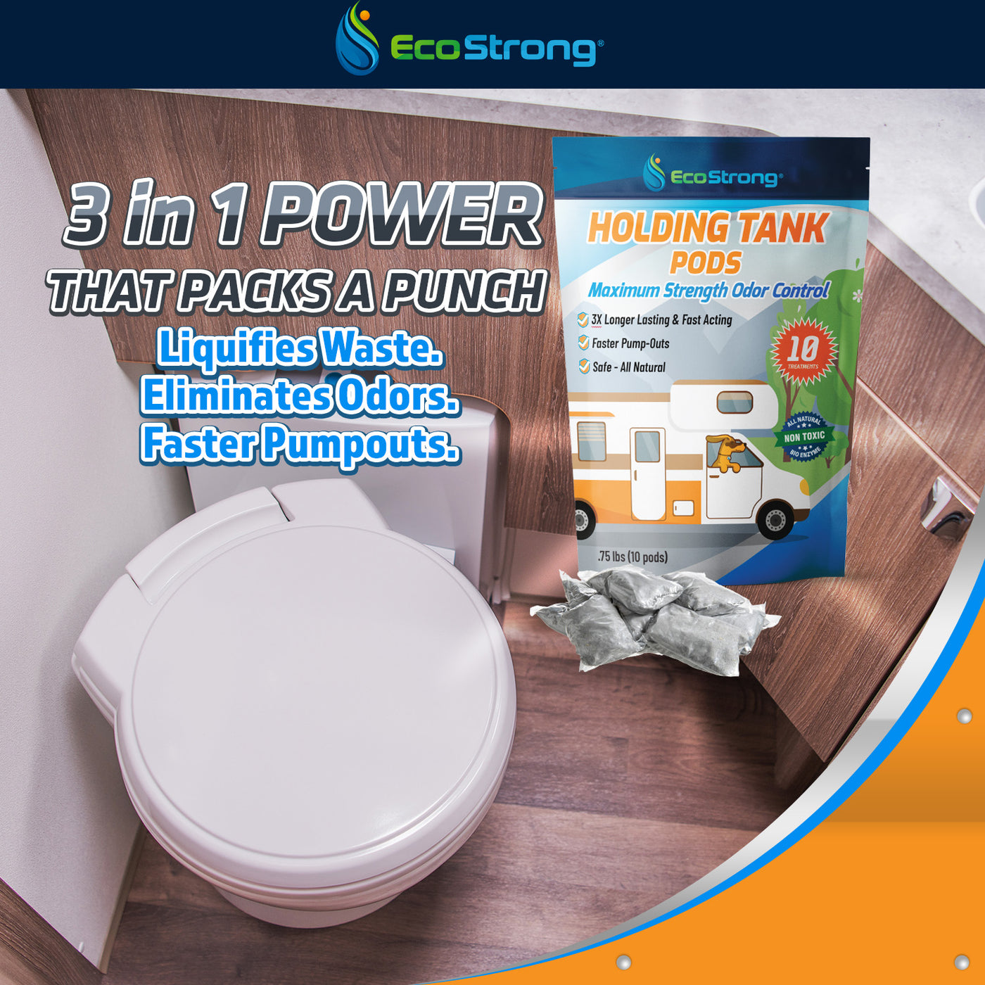 Free EcoStrong RV Holding Tank Pods