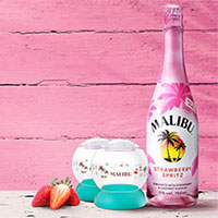 Free Malibu strawberry spritz