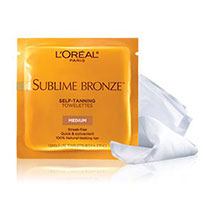 Free L'Oréal Sublime Bronze Self-Tanning Towelettes