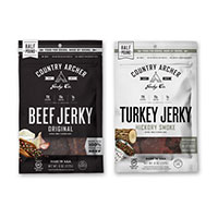 Get a voucher for a FREE half-pound bag (8oz) of Jerky from Country Archer