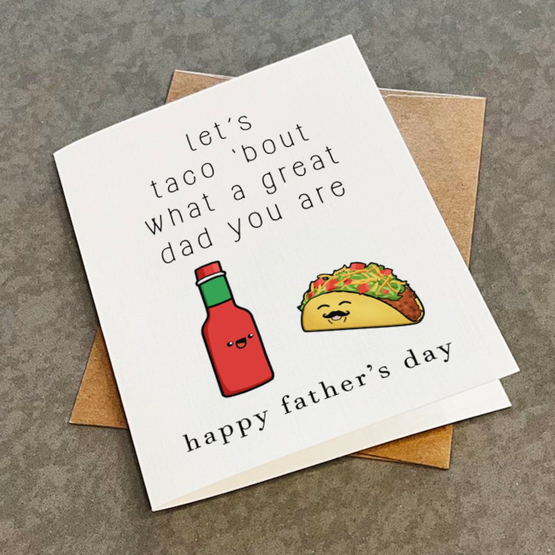 Free Fathers Day Taco Keychain & Card Craft Kit