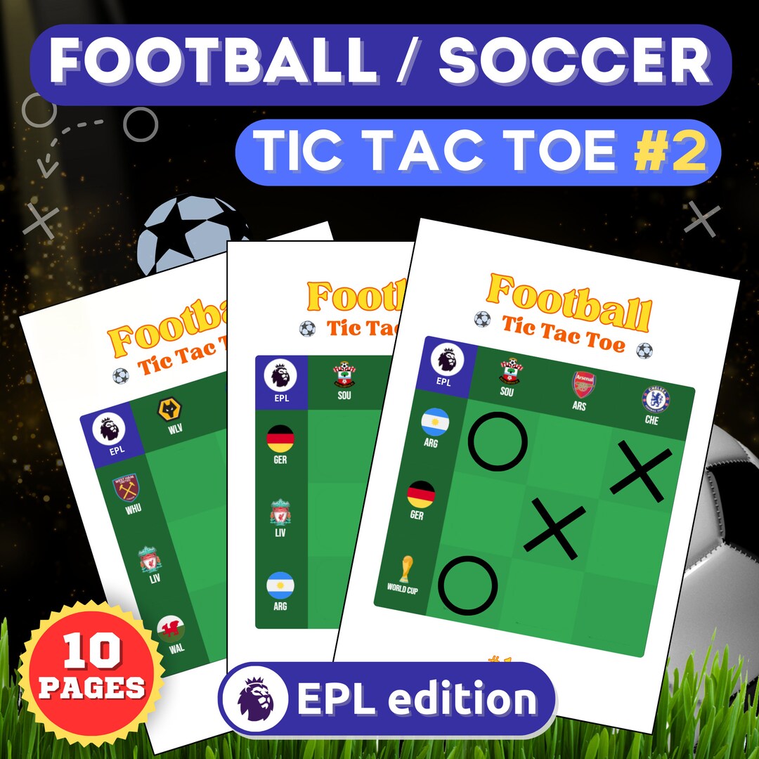 Free Football Tic-Tac-Toe Board Craft Activity from JCPenney Kids Club