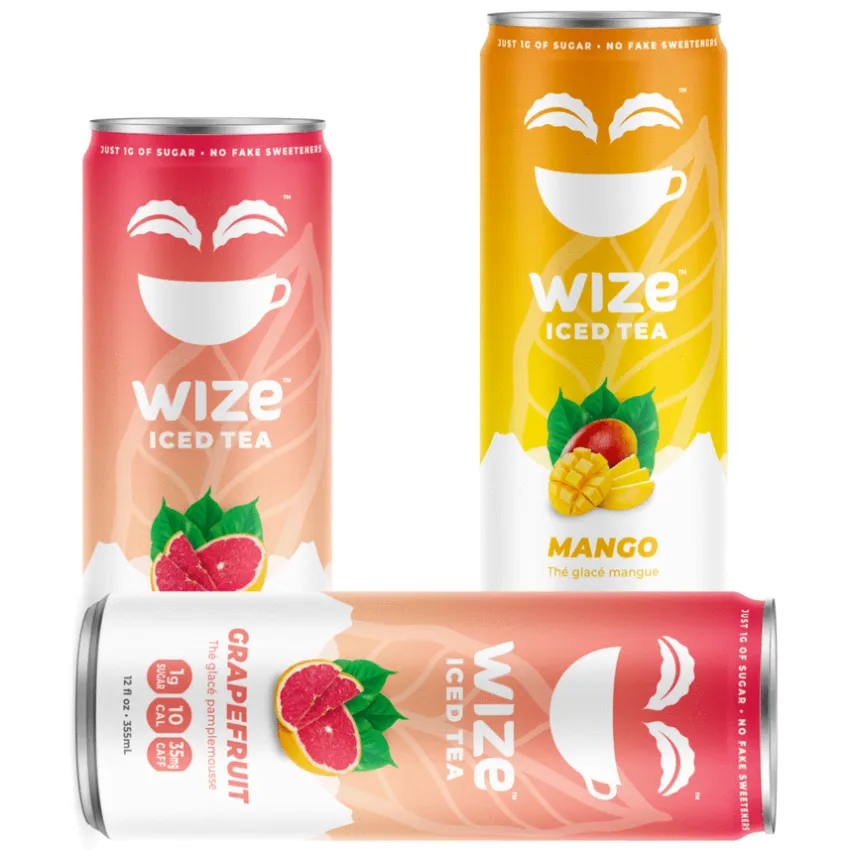 Free 3-Pack Iced Tea By Wize Tea