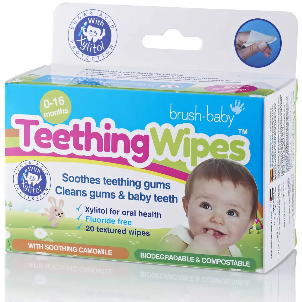 Free Biodegradable Baby Teething Wipes