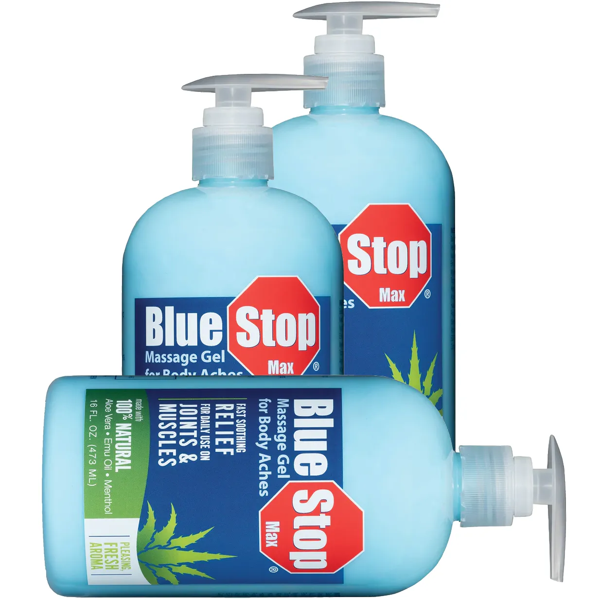 Free Blue Stop Max Massage Gel