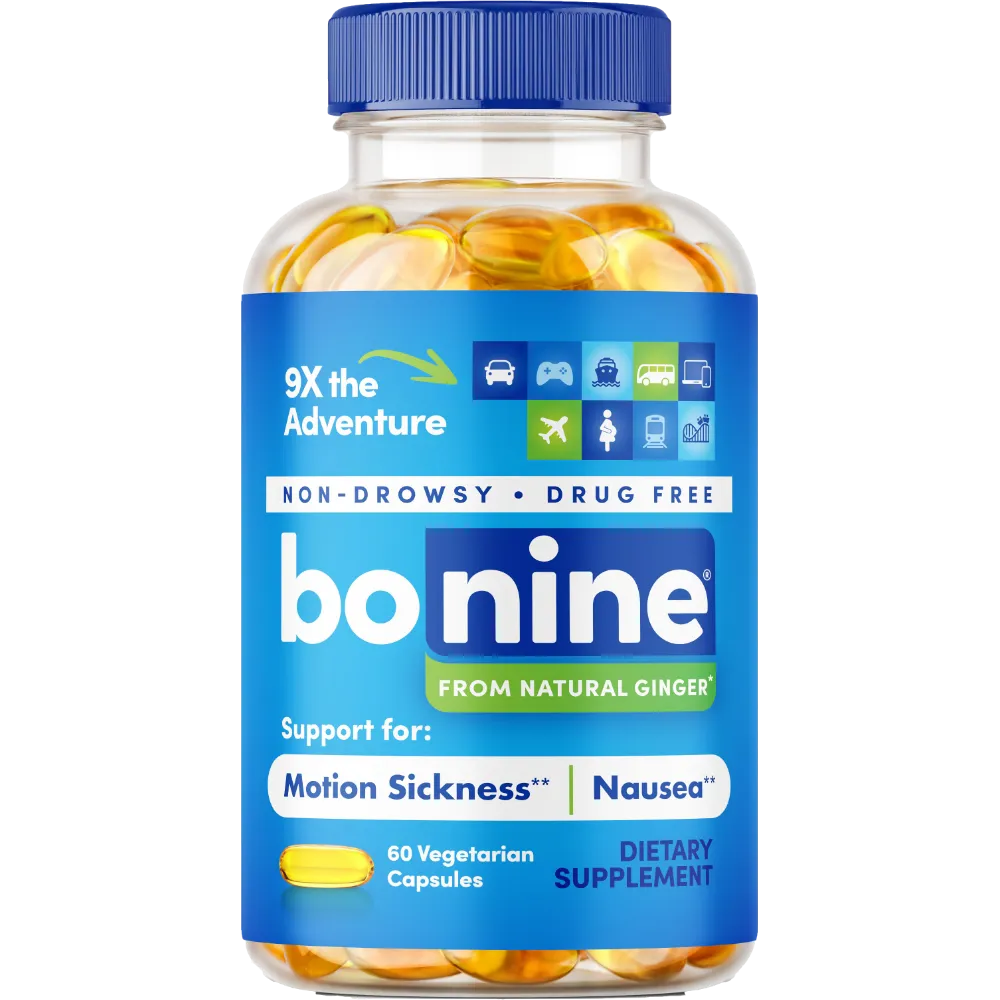 Free Bonine Ginger Root Extract Liquid Capsules In