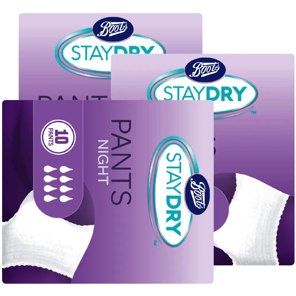 Free Boots StayDry Incontinence Night Pants