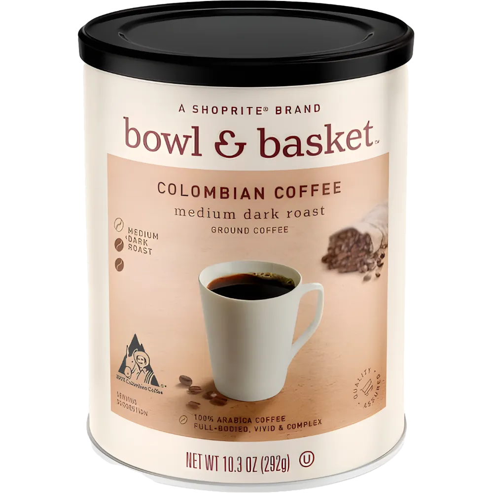 Free Bowl & Basket Colombian Coffee