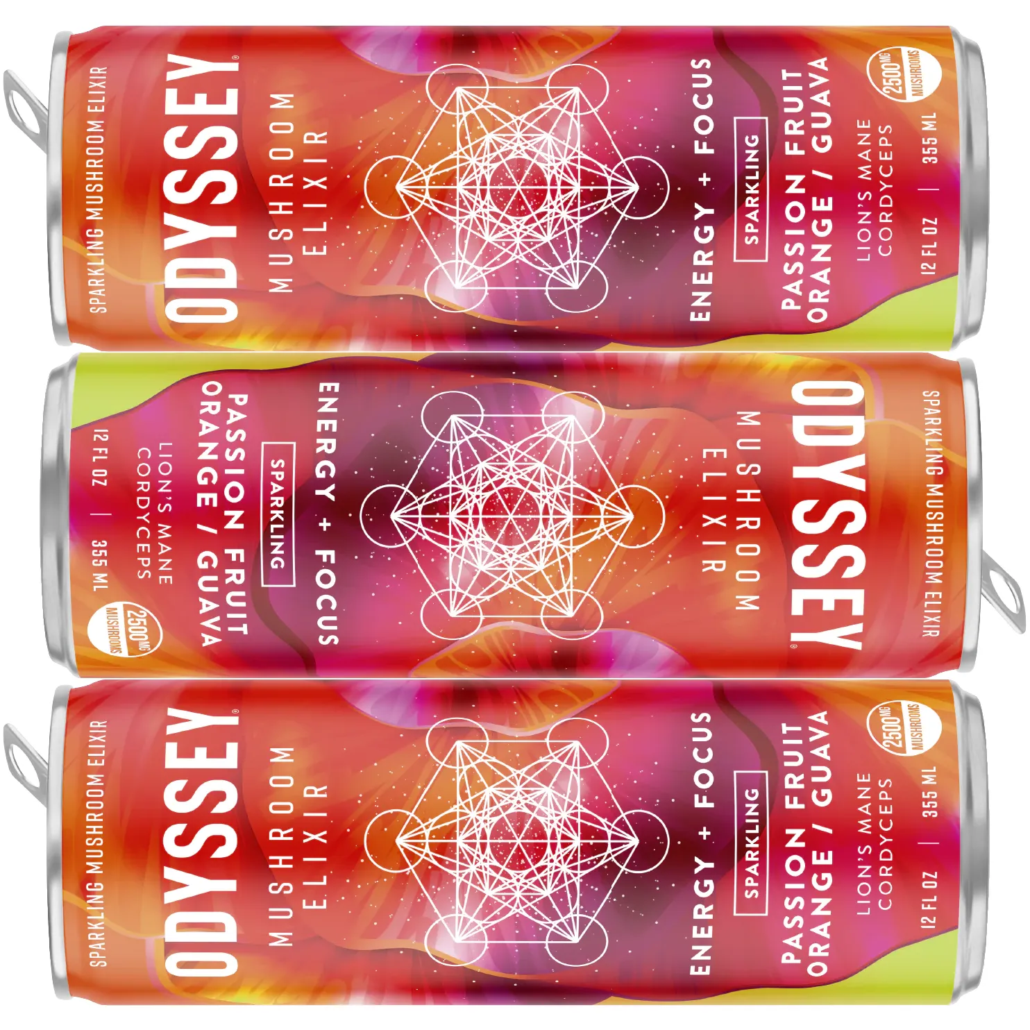 Free Can Of Odyssey Sparkling Mushroom Elixir After Rebate