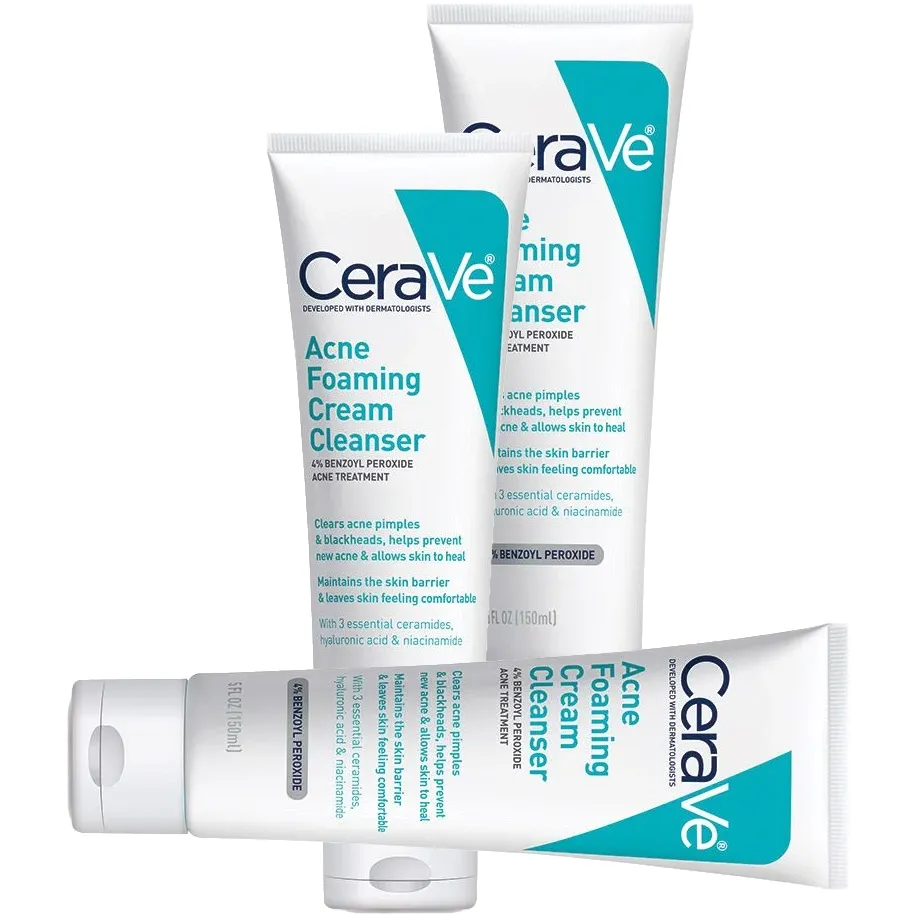 Free CeraVe Acne Foaming Cream Cleanser Sample