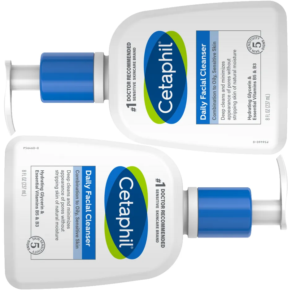 Free  Cetaphil Daily Facial Cleanser, Moisturizing Lotion & Daily Oil-Free Facial Moisturizer SPF 35