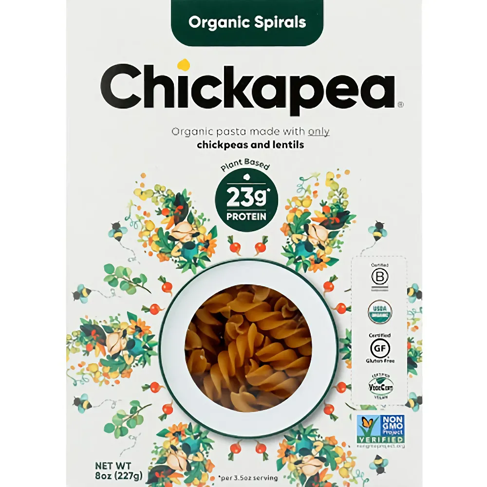 Free Chickapea Spirals Pasta