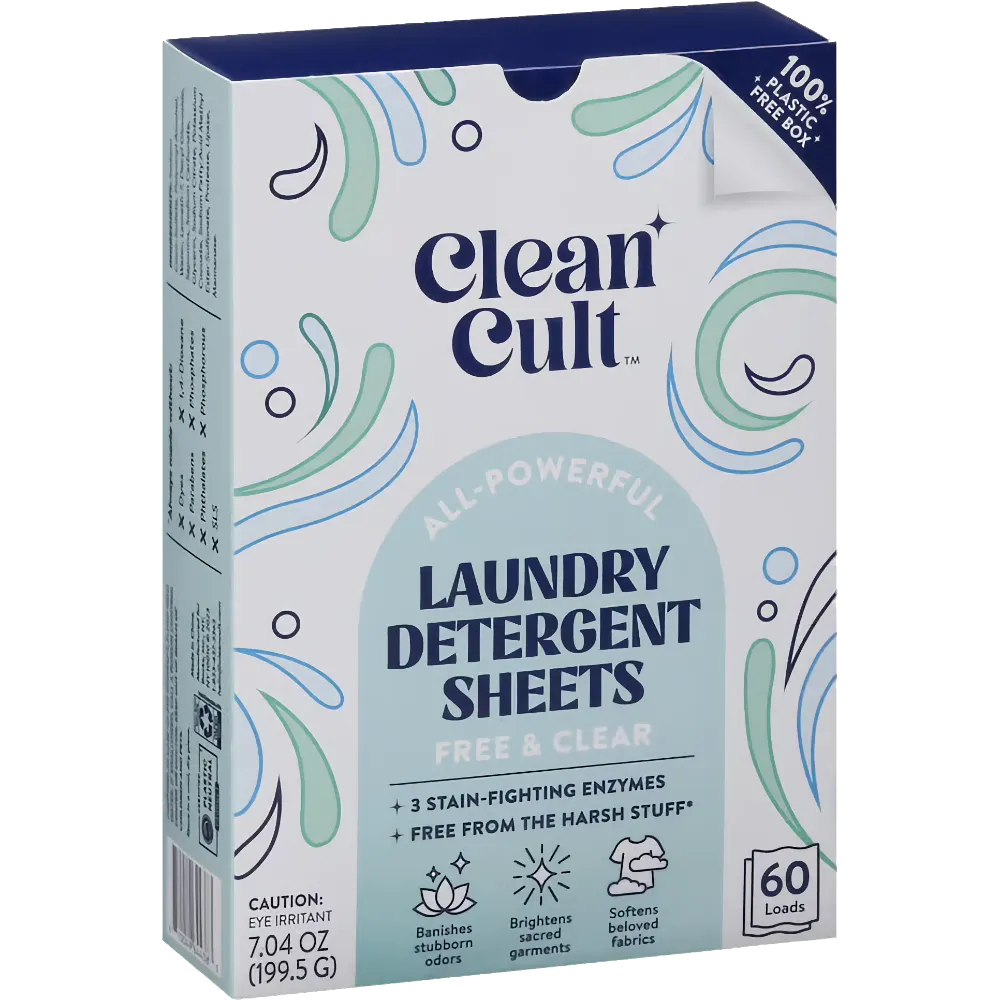 Free Clean Cult Laundry Detergent Sheets