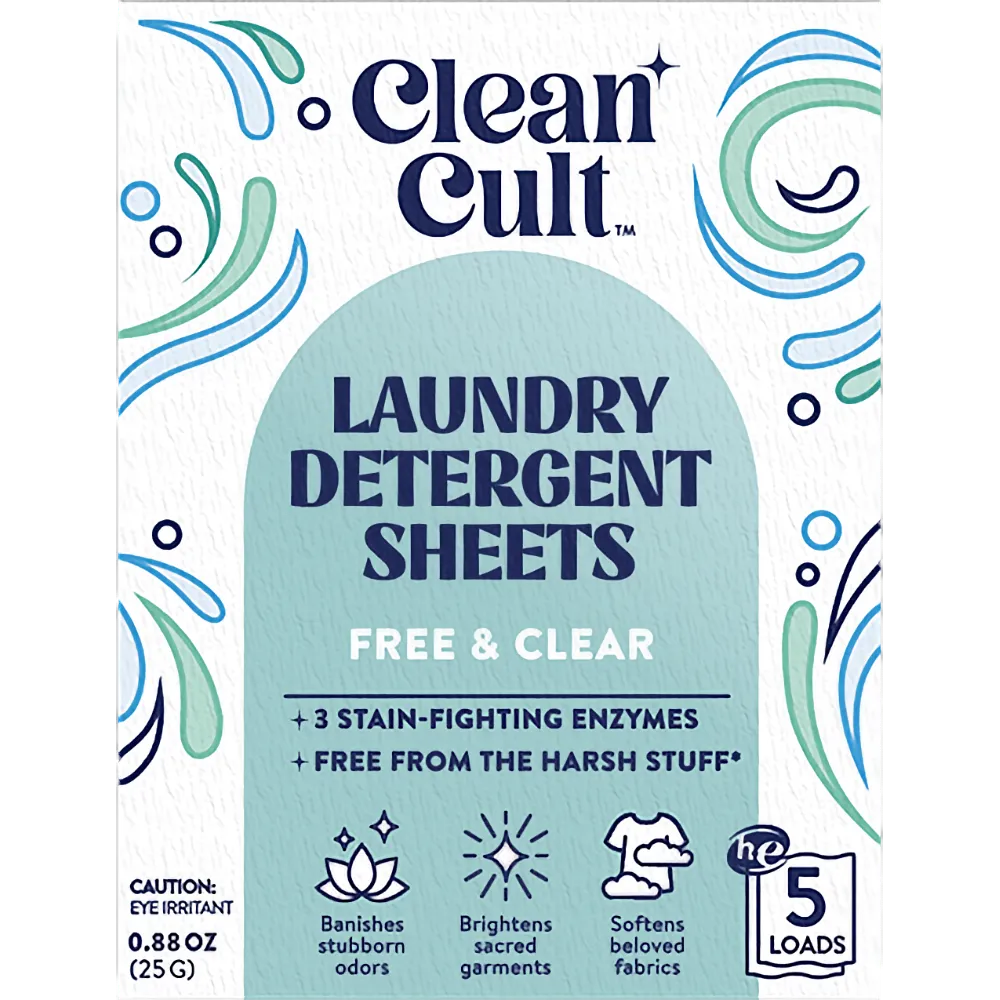 Free Clean Cult Thenar Workout Laundry Detergent