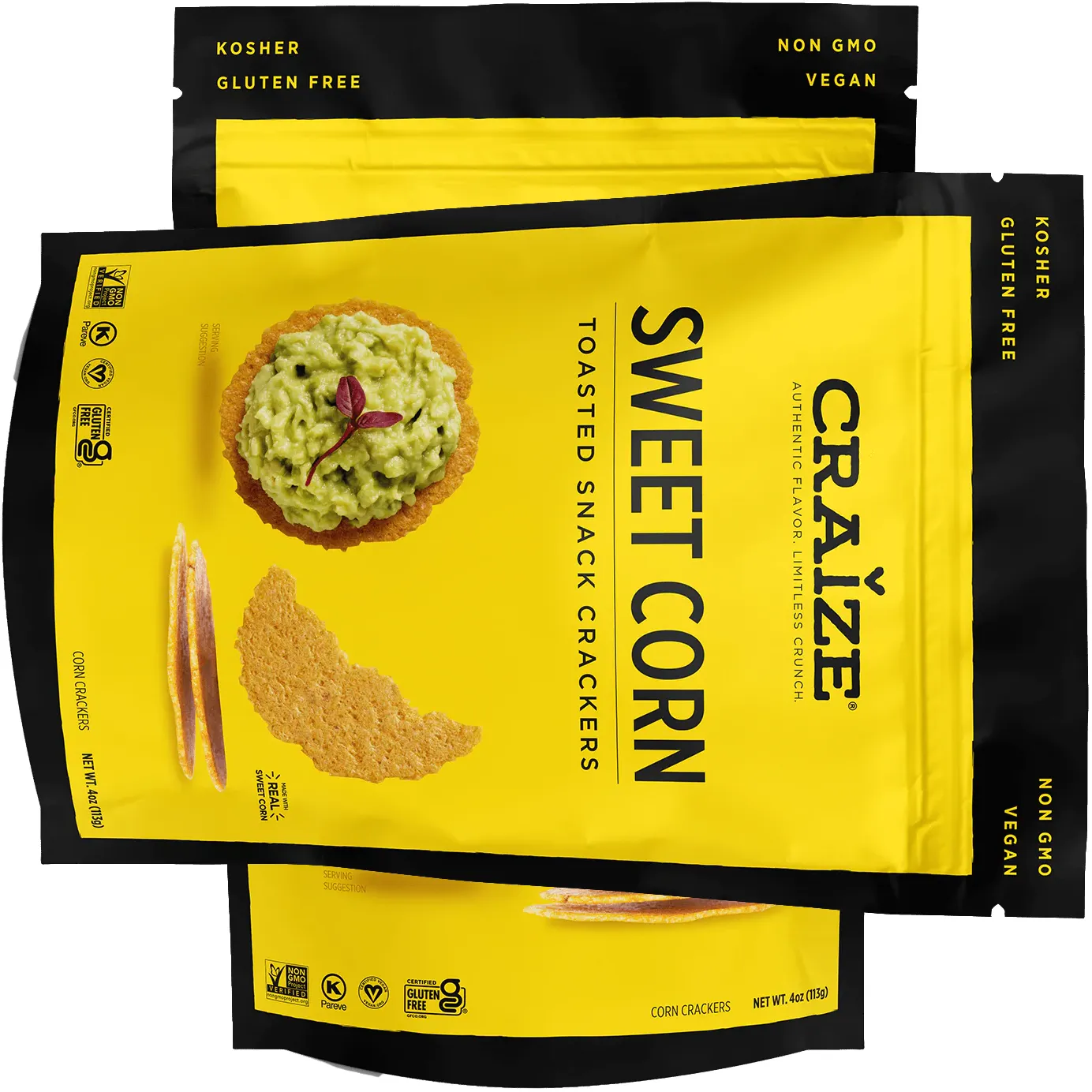 Free Craize All Natural Dairy-Free Soy-Free Snack Crackers