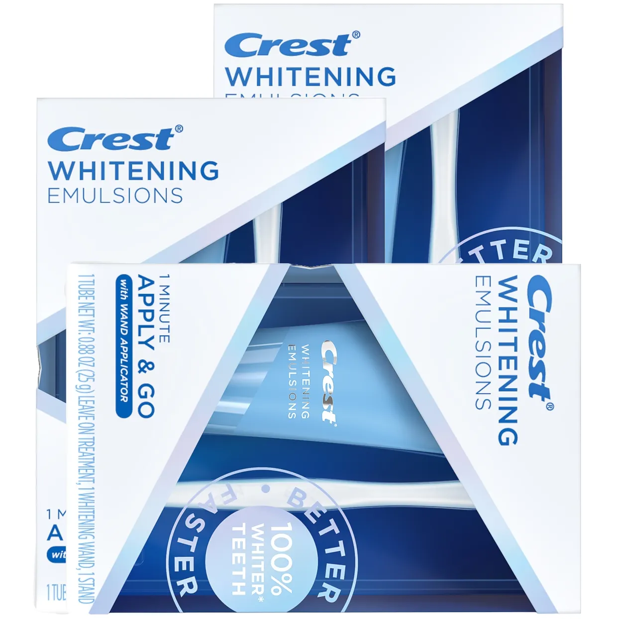 Free Crest Whitening Emulsions With Wand Applicator
