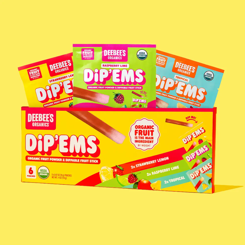 Free Deebee's Organics Organic Dip'Ems Fruit Snacks