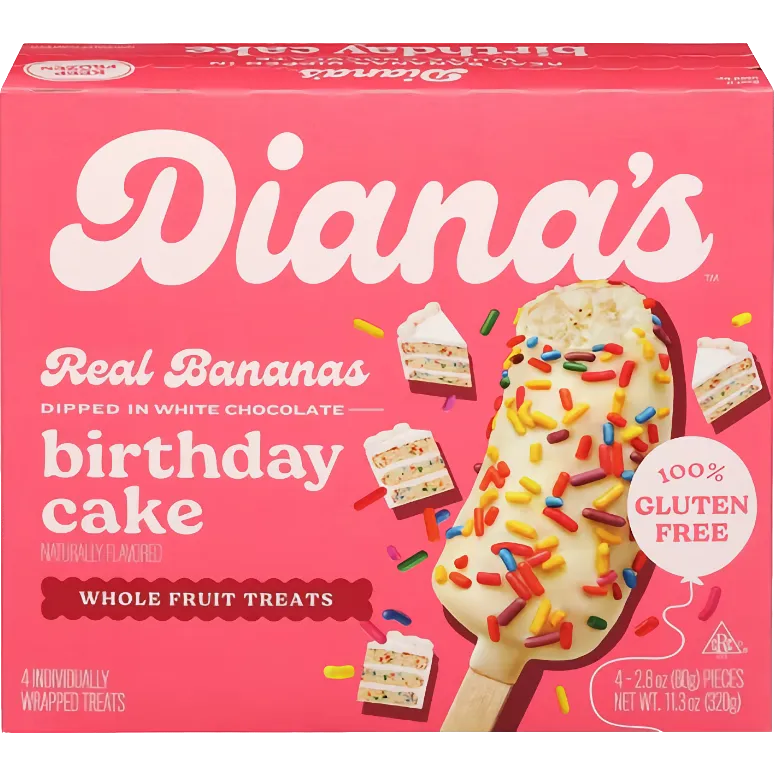 Free Diana's Bday Cake Frozen Fruit Treat