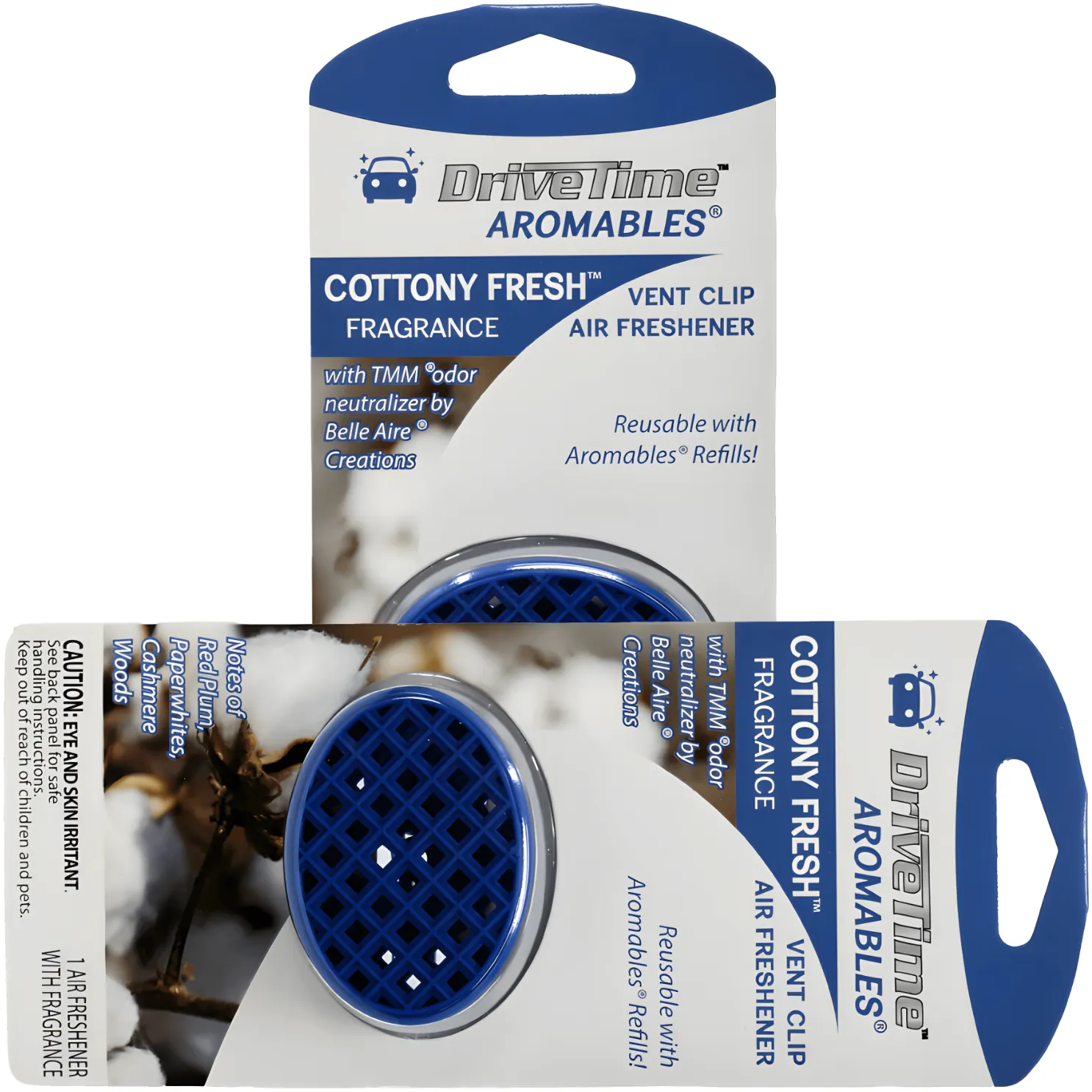 Free Drive Time Aromables Vent Clip Car Air Freshener Bundle