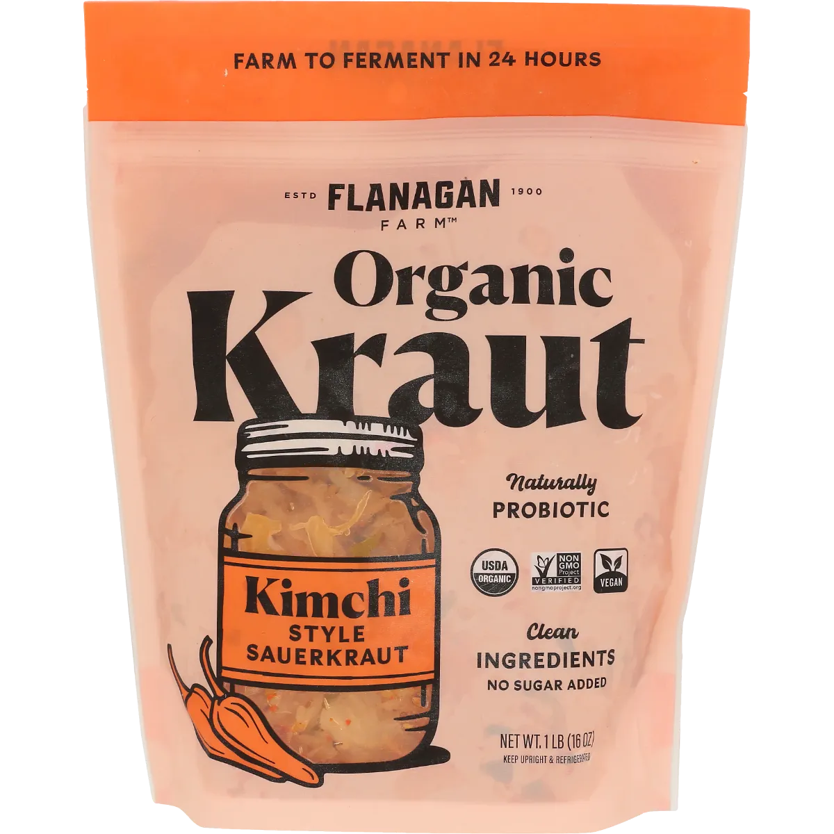 Free Flanagan Farm Organic Kraut