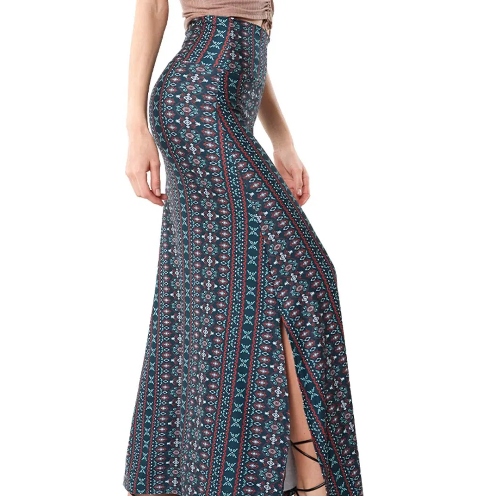 Free Fold-Over Long Maxi Skirt