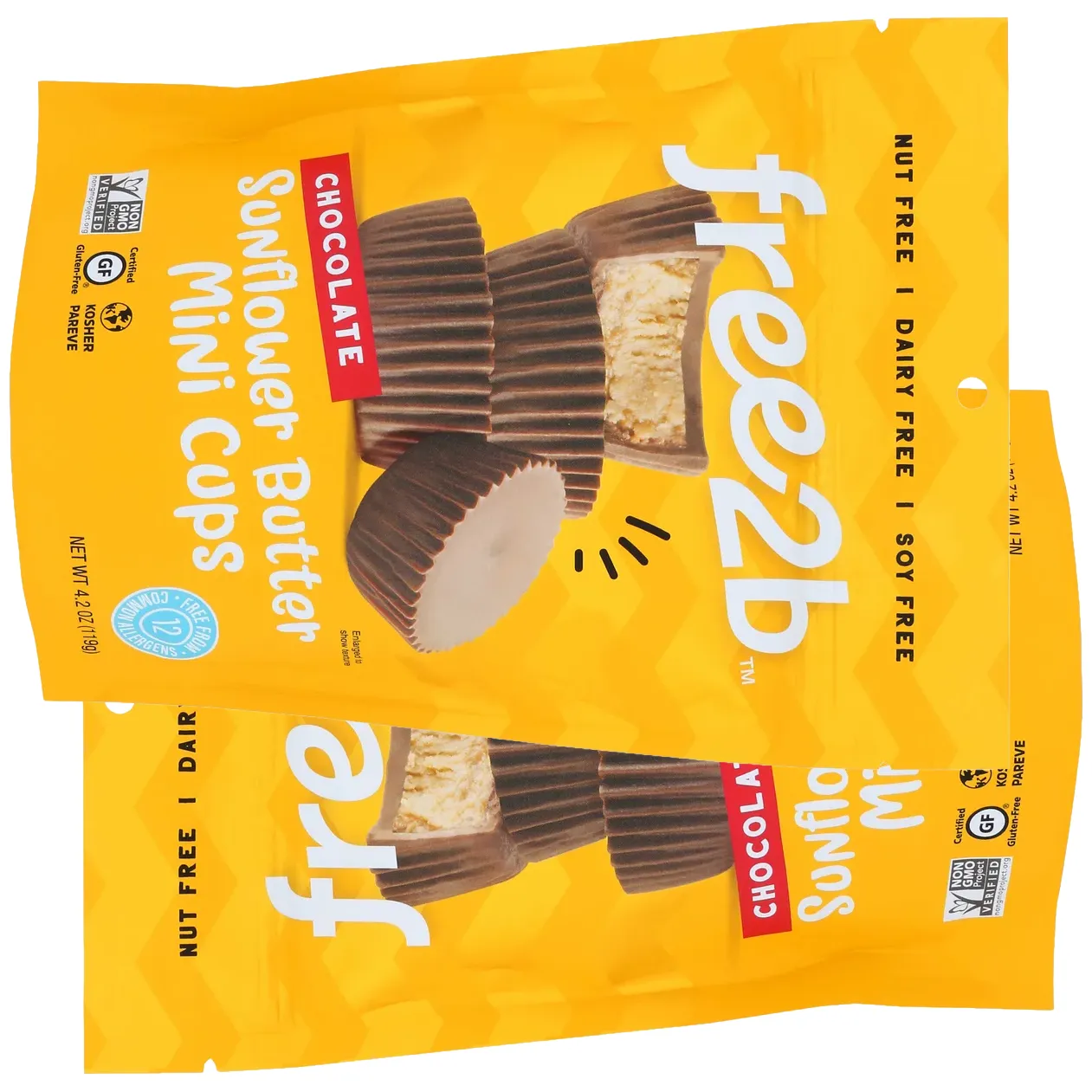 Free Free2B Foods Allergy Friendly Chocolate Cups