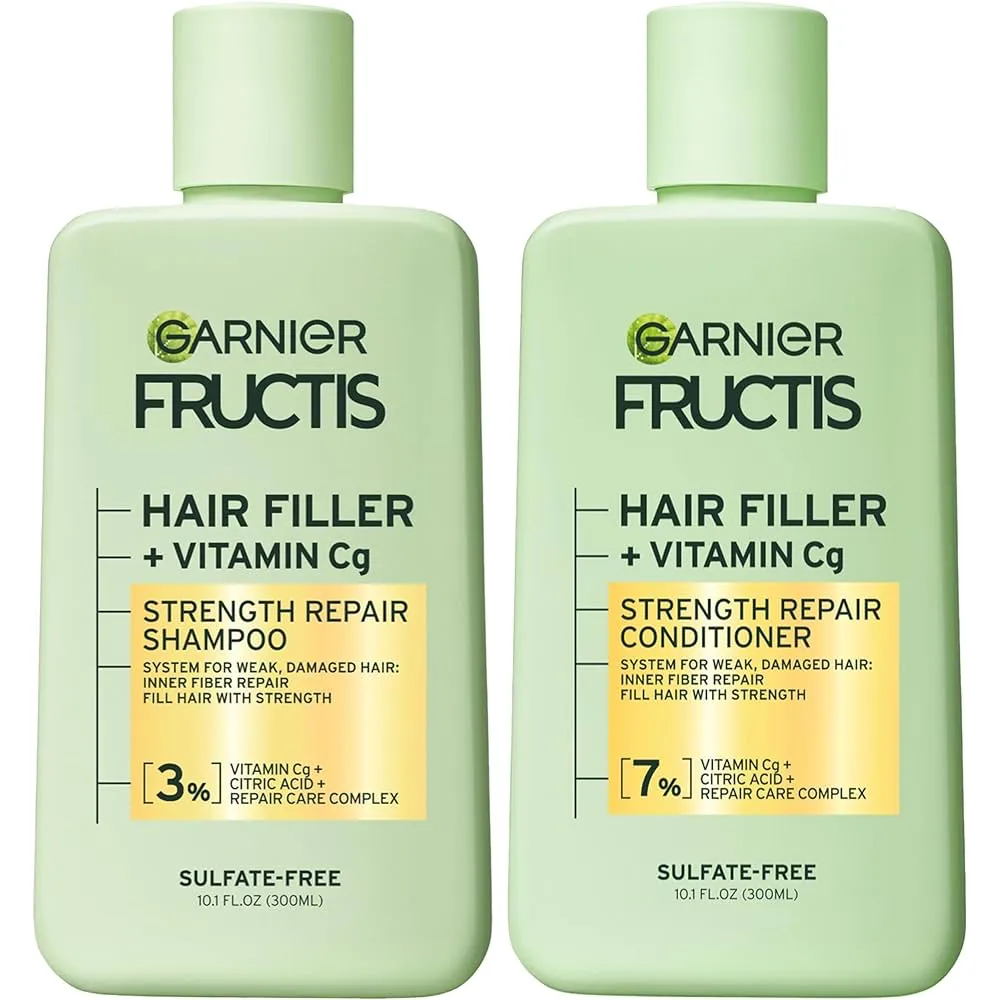 Free Garnier Fructis Hair Filler + Vitamin Cg Shampoo & Conditioner