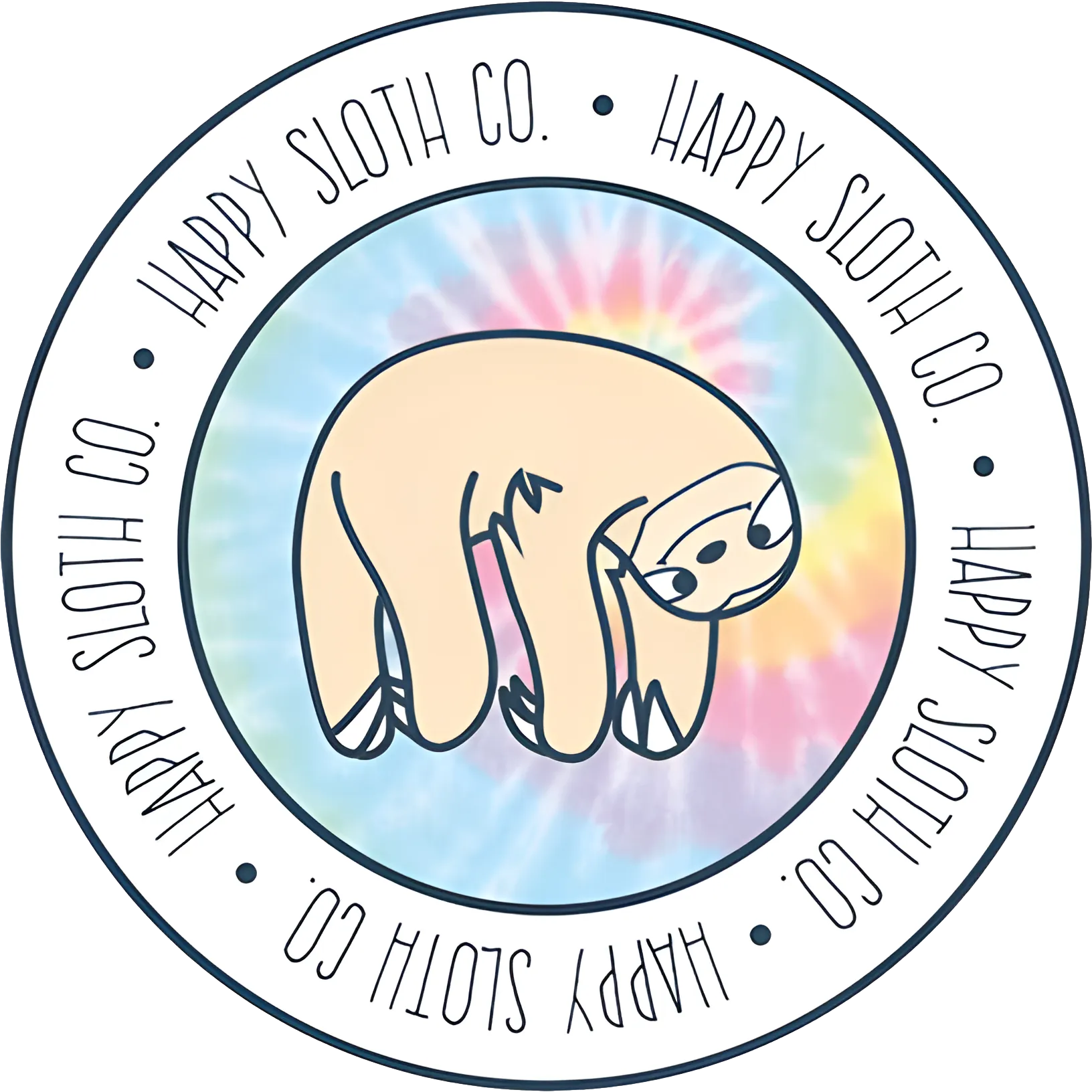 Free Happy Sloth Co. Sticker