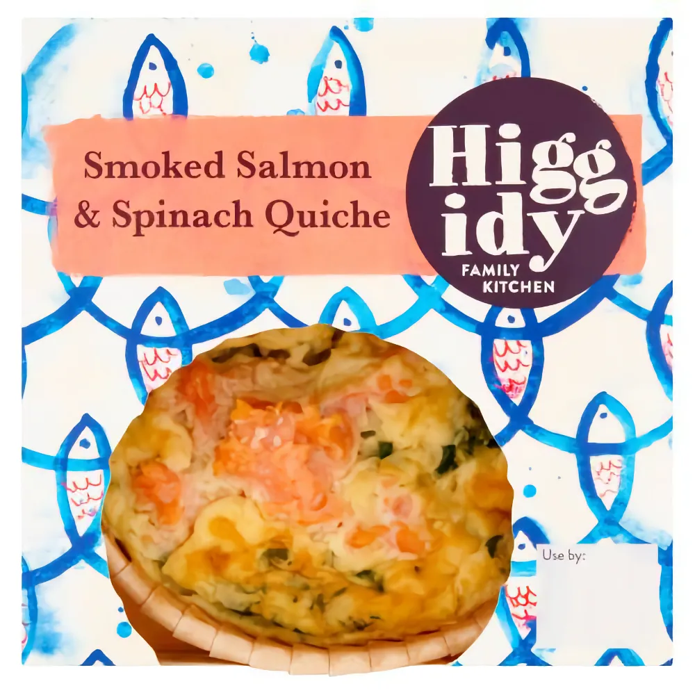 Free Higgidy Smoked Salmon & Spinach Quiches