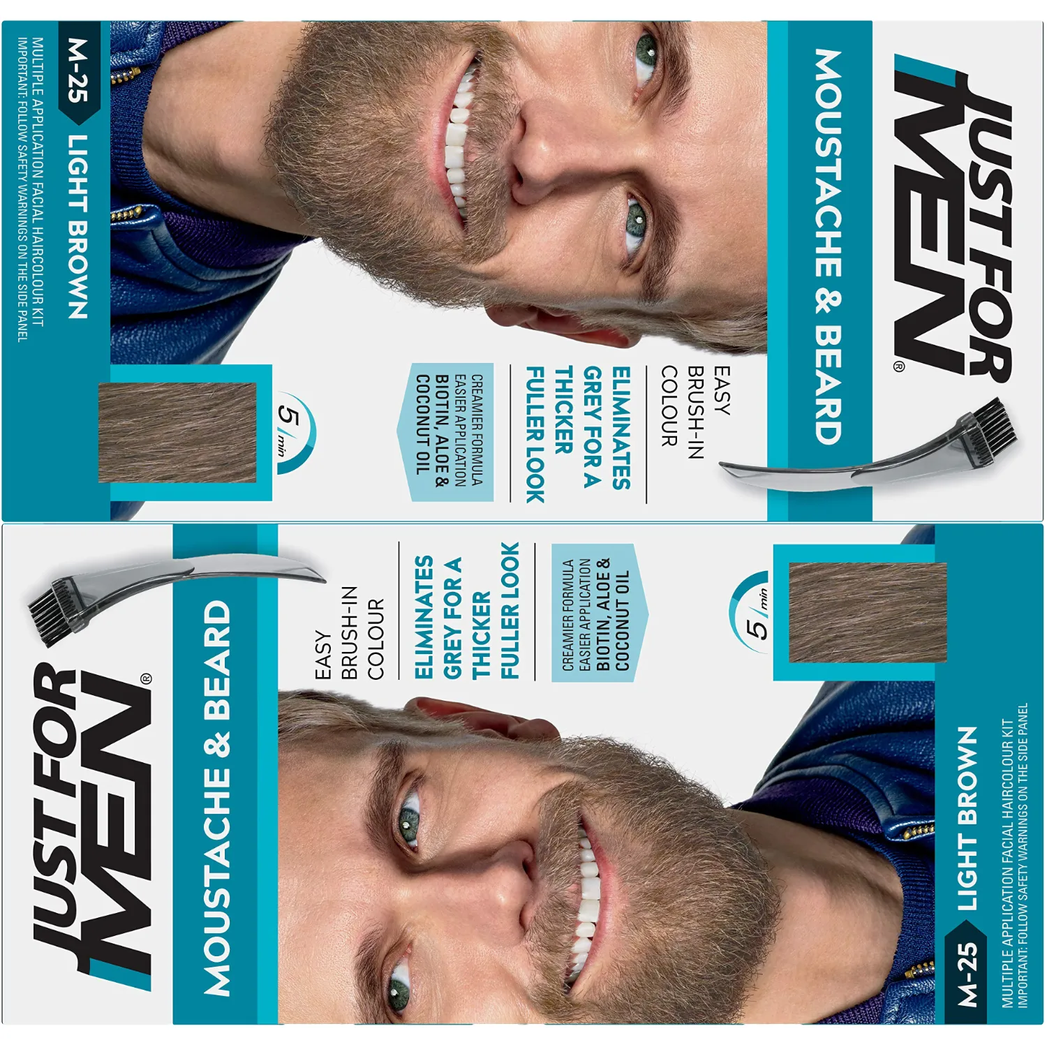 Free Just For Men Moustache & Beard Brush-In Colour