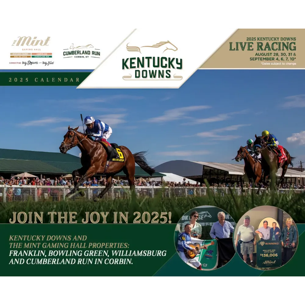 Free 2025 Kentucky Downs Calendar