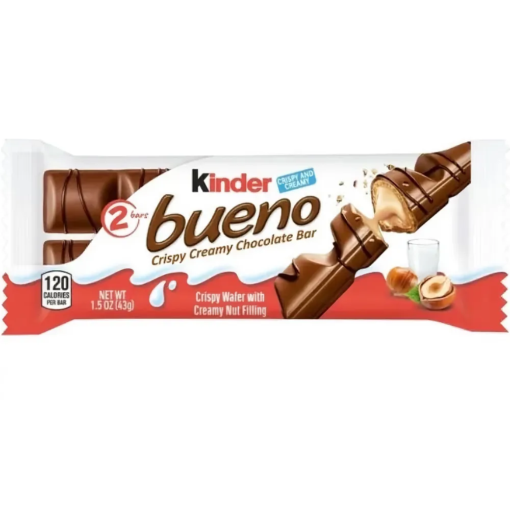 Free Kinder Bueno Milk Chocolate And Hazelnut Cream